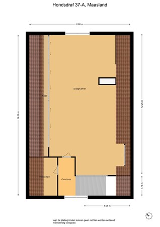 Floorplan - Hondsdraf 37A, 3155 WD Maasland